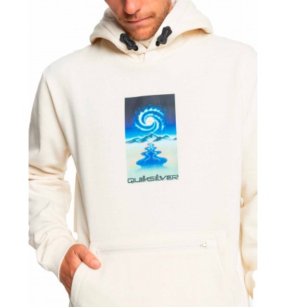 Sudadera Quiksilver Omni logo Hoodie Youth Nebulas Blue