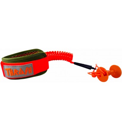 Bodyboard leash Thrash 8mm Hive X Serie Orange/Green Army