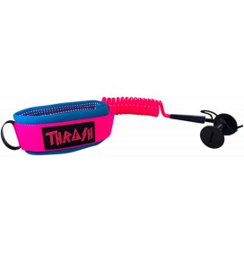 Leash bodyboard Thrash Biceps Point Pink/Blue