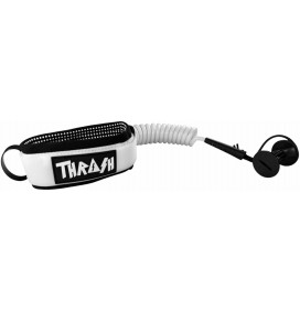 Bodyboard leash Thrash Biceps Point White/Black