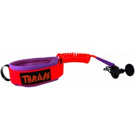 Bodyboard leash Thrash Biceps Point Orange/Purple