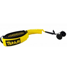 Bodyboard leash Thrash Biceps V-Grip XL Yellow/Black