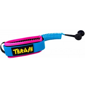 Bodyboard leash Thrash Biceps V-Grip 8mm Blue/Pink