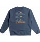 Felpa Quiksilver Omni logo Hoodie Youth Nebulas Blue