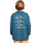 Felpa Quiksilver Omni logo Hoodie Youth Nebulas Blue