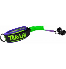 Bodyboard leash Thrash 9mm Ultra Series Green/Purple