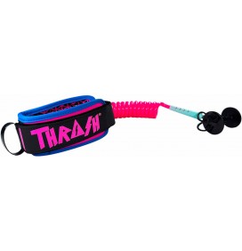 Leash bodyboard Thrash 9mm Ultra Series Pink/Blue