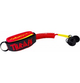 Leash für bodyboard Thrash 9mm Ultra Series Red/Yellow