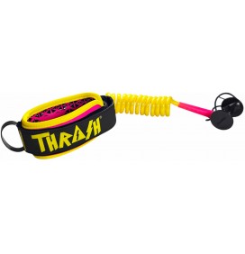 Leash de bodyboard Thrash 9mm Ultra Series Yellow/Pink