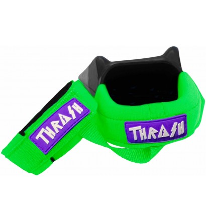 Thrash fin leash with heel pad