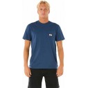 Camisa Rip Curl SURF PARADISE BADGE TEE Blue