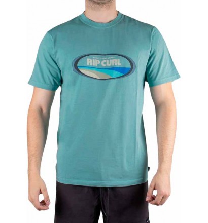 Camisa Rip Curl Surf Revival Mumma Tee Dusty Blue