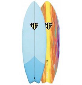 Planche de surf softboard Ocean & Earth MR Twin Fin Epoxy-Soft