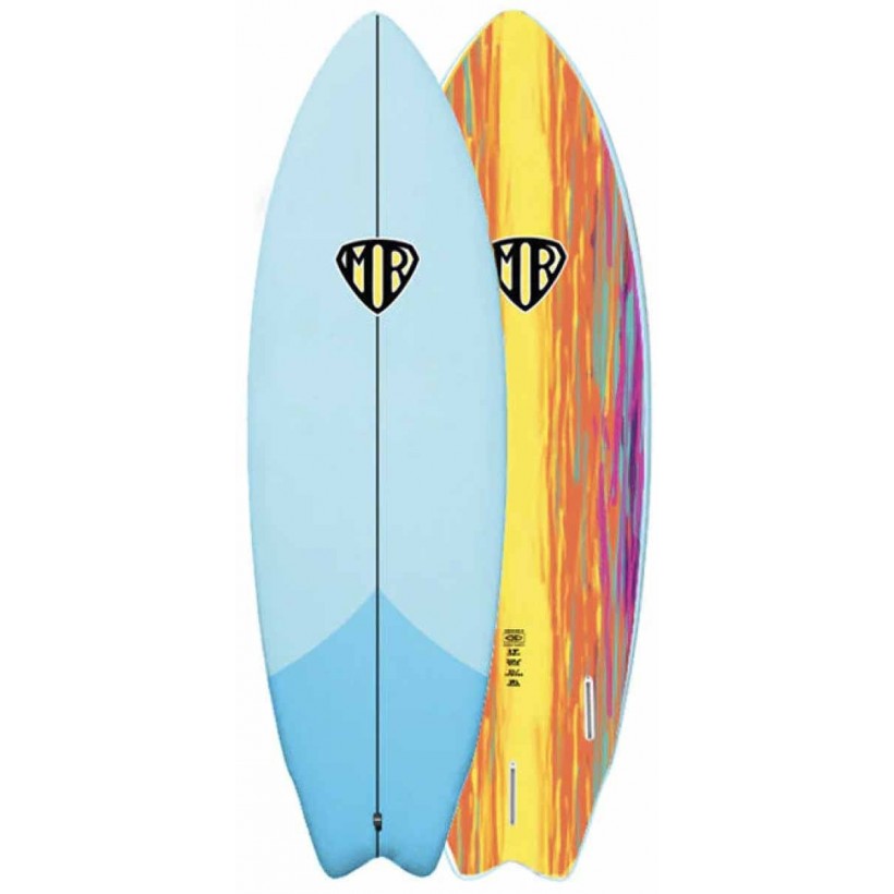 Planche de surf softboard Ocean & Earth MR Twin Fin Epoxy-Soft