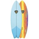 Planche de surf softboard Ocean & Earth MR Twin Fin Epoxy-Soft