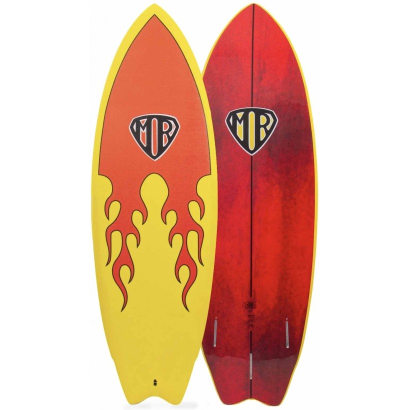 Planche de surf softboard Ocean & Earth MR Twin Fin Epoxy-Soft