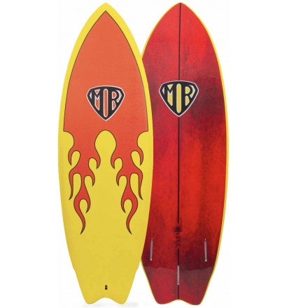 Softboard Ocean & Earth Bug MR Twin Fin Epoxy-Soft