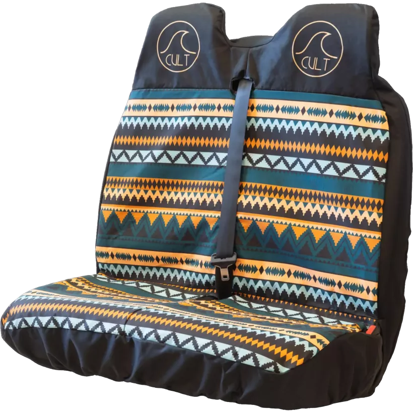 Capa de assento para carro Cult Universal Seat Cover Double Indi Blue