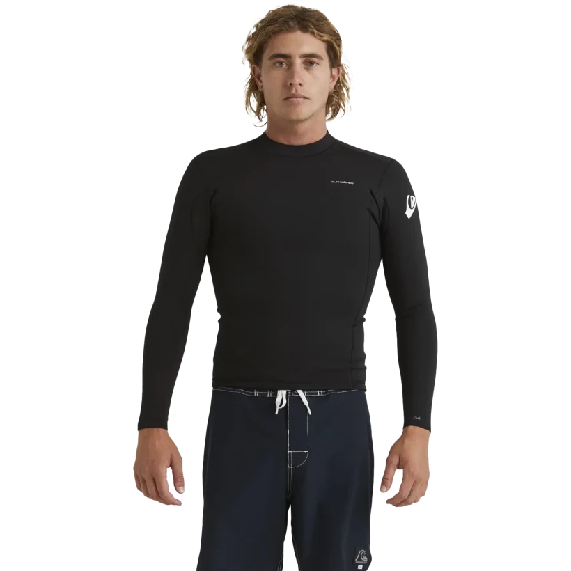 Top aus neopren Quiksilver Everyday Session LS Black