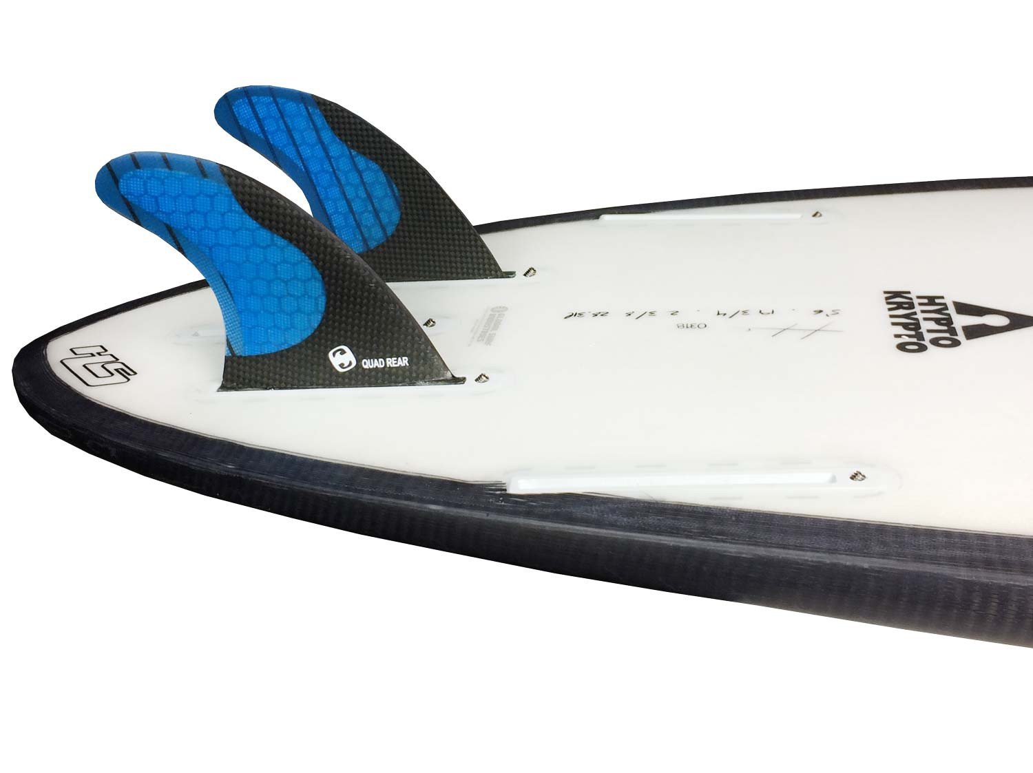 Quad store surf fins