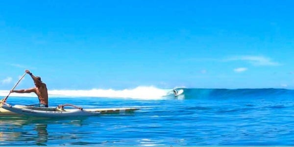 Surfen in Tahiti, Polynesien